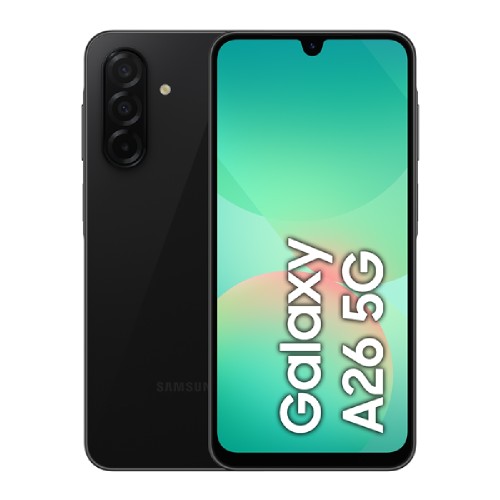 SMARTPHONE  GALAXY A26 5G DS 6.7" (SM-A266BZKBEUE) BLACK 6GB/128GB